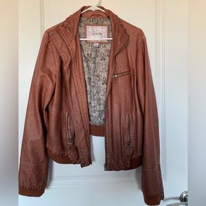 Maurice’s Brown Faux Leather Jacket